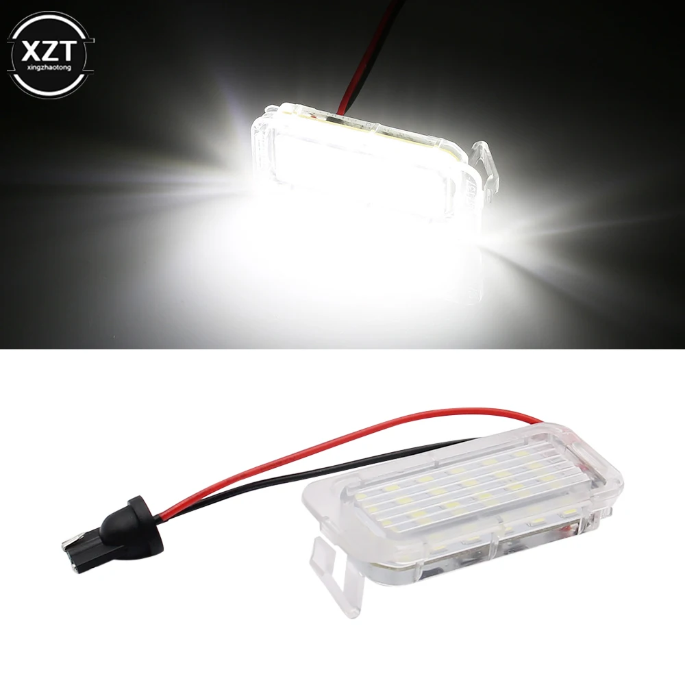 2pcs Canbus LED Number License Plate Light Lamp For Ford Focus 5D Fiesta Mondeo MK4 C-Max MK2 S-Max Kuga Galaxy 6000k White 12V