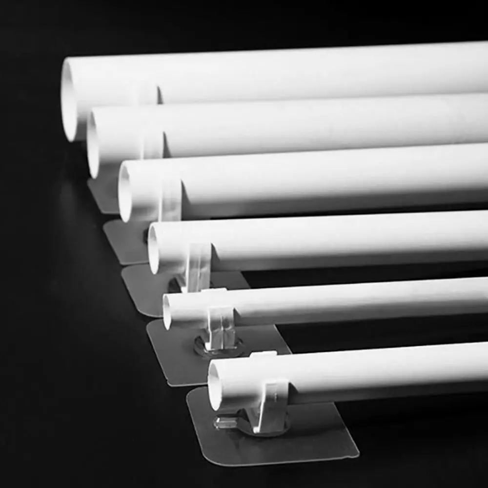 1/5Pcs Punch-free Self-adhesive Pipe Clamp Garden Irrigation Watering Adapter Water Tube Holder Fixed Snap Fittings