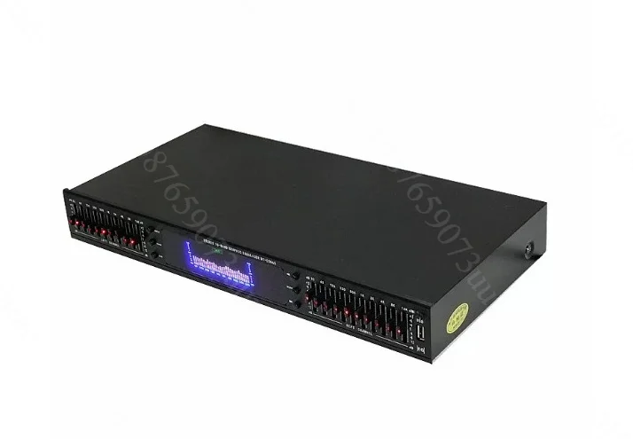 Dual 10‑Band Bluetooth HiFi Stereo Equalizer Treble Mid Bass Adjustable Home Audio EQ Tuner Hi‑Fi Sound Processing Equipment