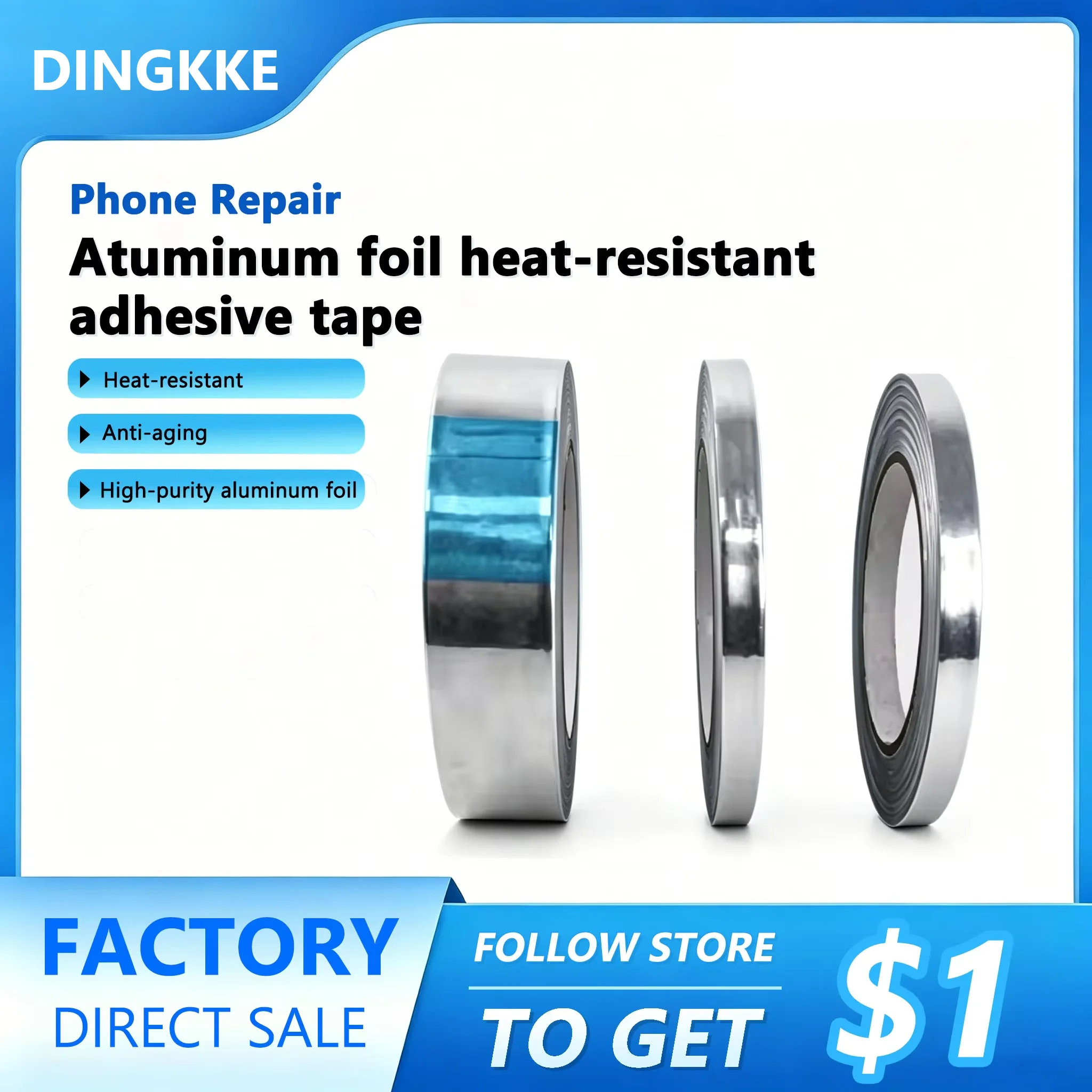 high-temperature-heat-tapes-thermal-insulation-electronics-board-protection-pet-adhesive-insulating-tape