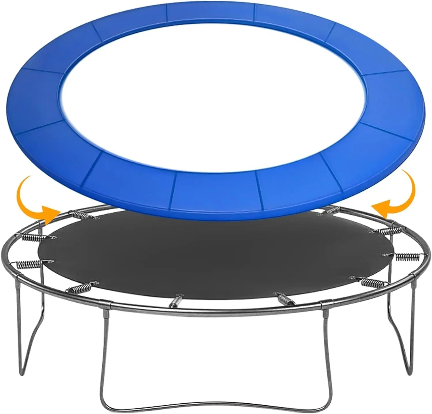 Trampoline Pad Replacement, 12FT 14FT 15FT Trampoline Spring Cover, Thickened Foam Tear-Resistant Waterproof Safety Pad