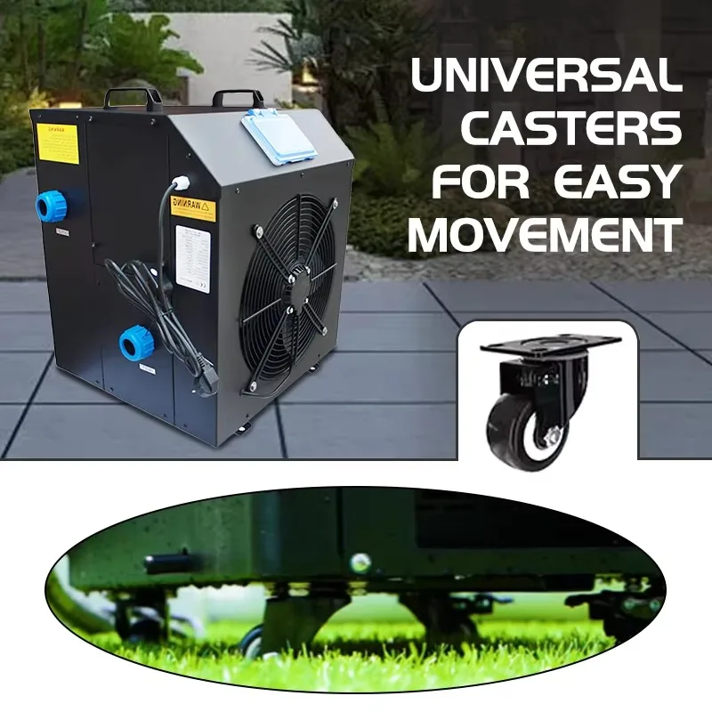 Xiangyin 1,5 pk Vanace buitenverwarming koeling ingebouwde pijpleiding pompfilter koude duik ijsbad waterkoeler met UV A