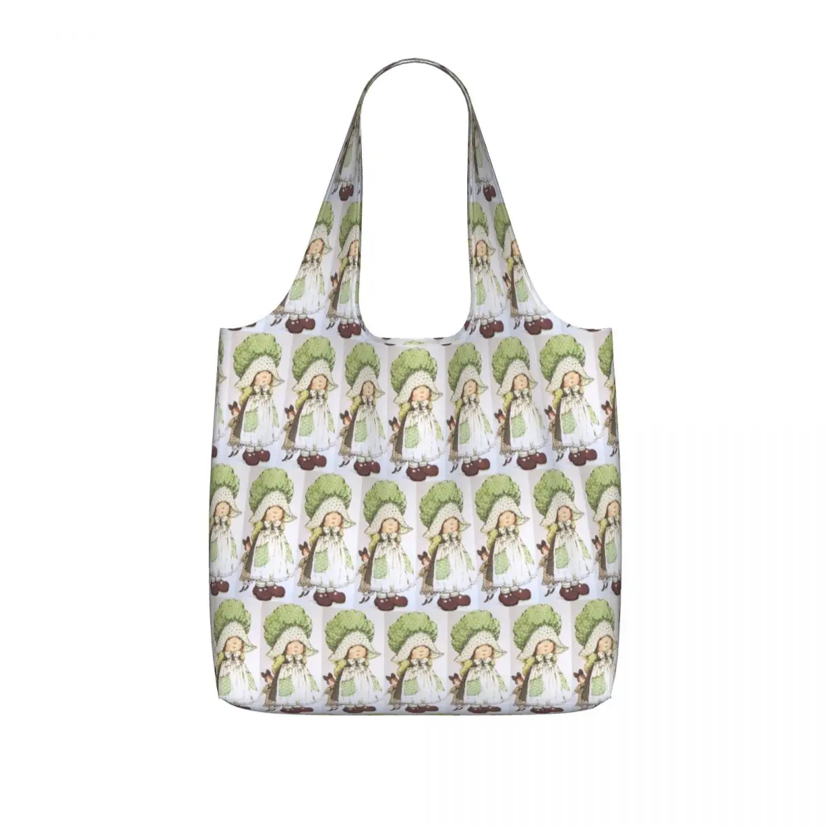 Sarah Kay Kitten Knitted Shopping Tote Bag Canvas Large Capacity Shoulder Bags Shopper Grocery Handbag for Women