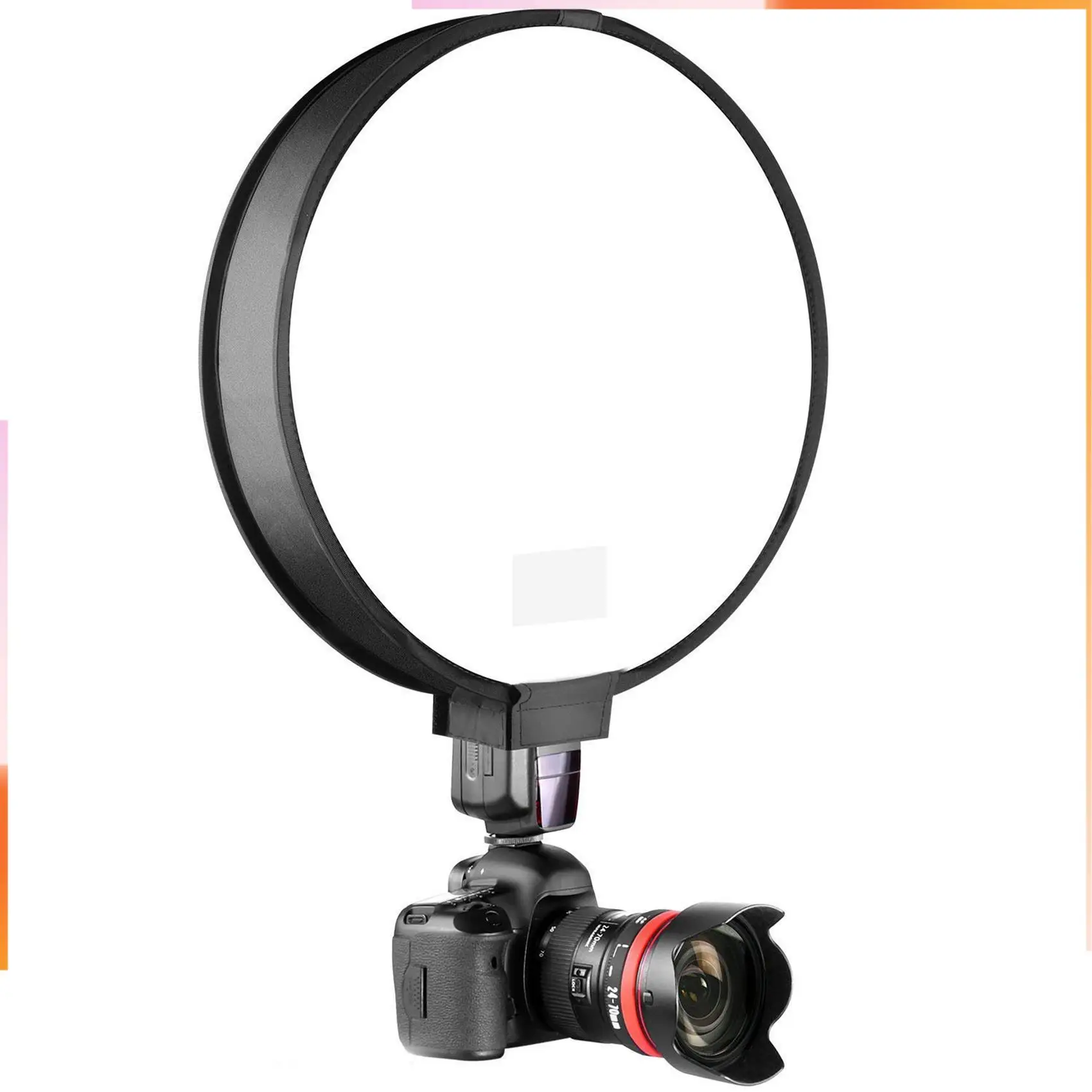 Picture 4: A92Z 3Pcs 40Cm Round Universal Portable Speedlight Softbox Flash Diffuser On-Top Soft Box For Camera