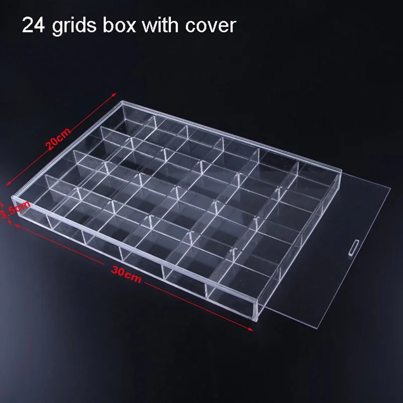 2024 acrylic jewelry box jewellery organizer holder tray display storage for pandora beads charm earring bracelet collections