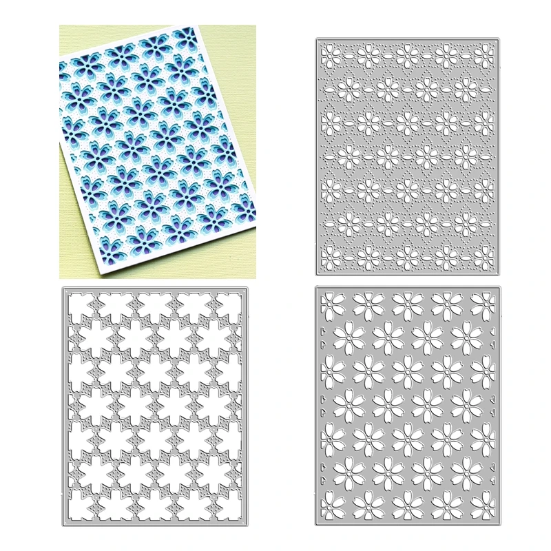 

Flora Background Birch Press Metal Cutting Dies Layering Coverplate Scrapbooking For Paper Embossing Frame Card Craft