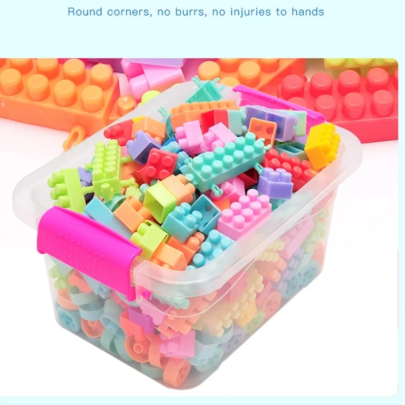 Hot Toy Toys For Kids Inserting and Assembling Large Particle Building Blocks Educational Toys DIY Constructor Toys For Children