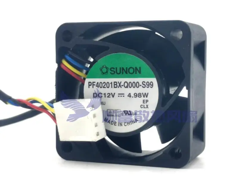 SUNON PF40201BX-Q000-S99 DC 12V 4,98 W 40x40x20mm 4-проводной вентилятор охлаждения сервера