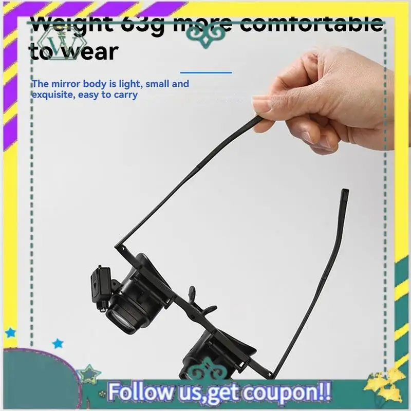 NEW Magnifying Glasses Acrylic Lenses Led Large Field Of View Head Mount Magnifying Glass For Electronics Watch Repair