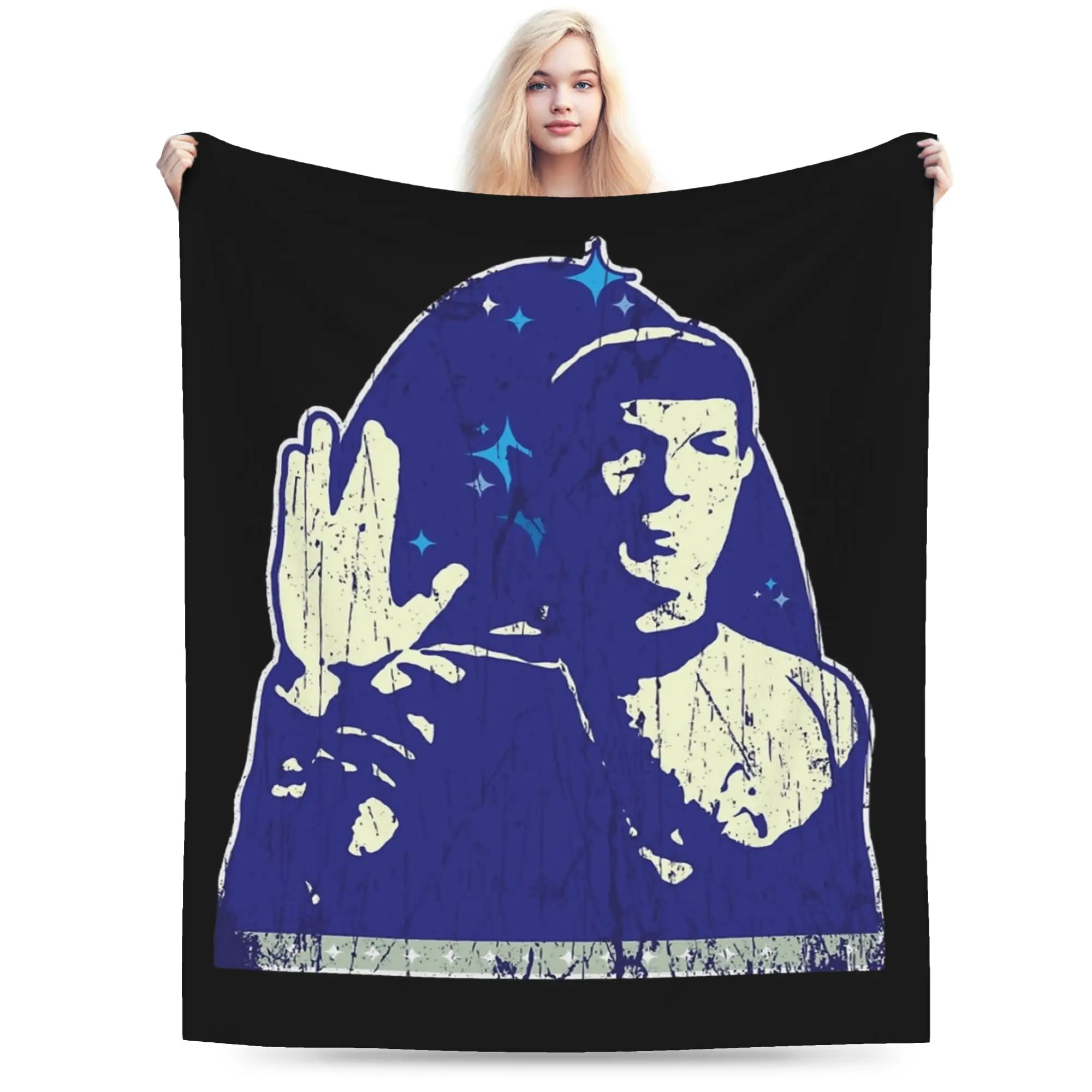 Stars Treks Mr Spock Live Long and Prosper Blankets Fleece All Season  Breathable Soft Throw Blanket for Bed Travel Bedspreads
