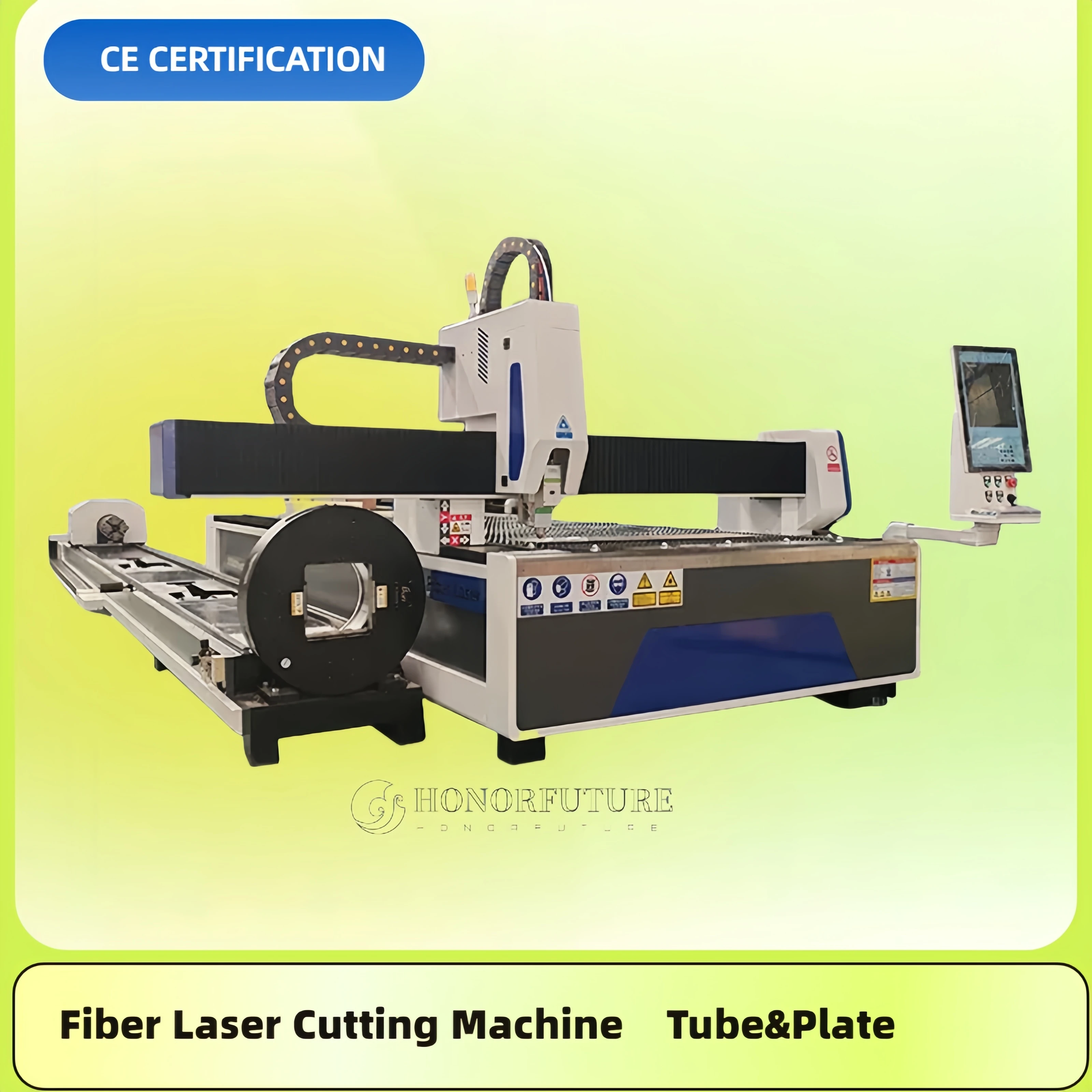 

Heavy Duty Automatic Exchange Tube Pipe Plate Integrated Stainless Steel Aluminum CNC Fiber Laser Cutting Machine
