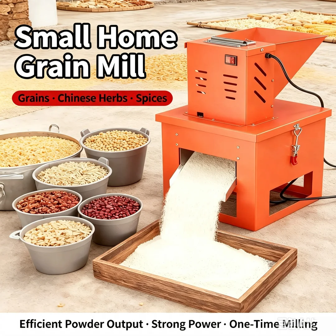 Commercial & Home Use Ultra Fine Grain Grinding Machine Dry Corn Wheat Herb Pulverizer Electric Feed Crusher for Livestock Chick