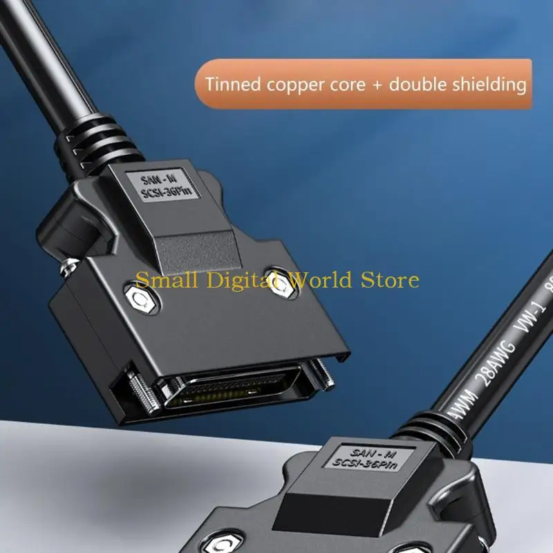 77UB PVC SCSI CN36P Interfaces Data Cable Double Shielding 28AWG SCSI Servo Data Line