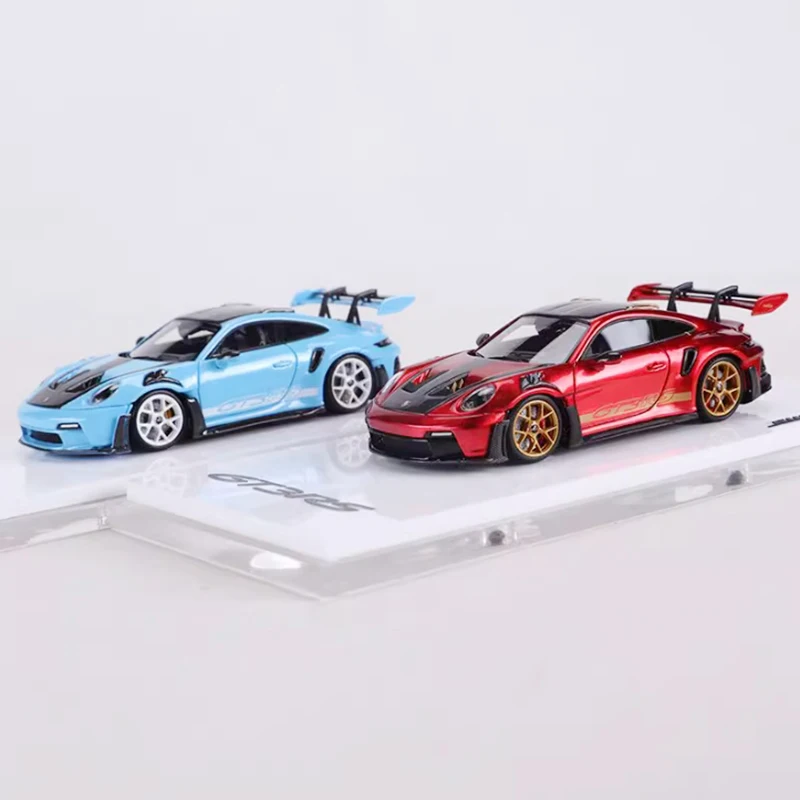 

SUHE 1:64 Scale 911 GT3 RS Resin Simulation Car Model Collection Souvenir Display Ornaments Vehicle Gift