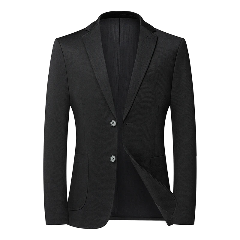 

New men's fashionable, stylish and versatile suit, business casual and high-end dad's small suit, slim lapel single suit jacket