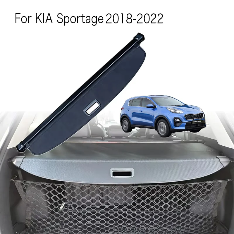 

Trunk Curtain Cover Organizer For Kia Sportage 2018-2022 SUV Rear Rack Partition Shelter Shield Shade Luggage Cargo Storage