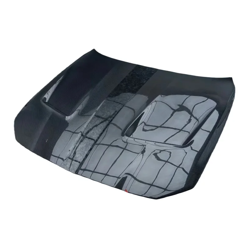 High Temperature Process Carbon Fiber Engine Hood Body Kit for BMW M3 M4 G80 G82 Upgraded AE Style