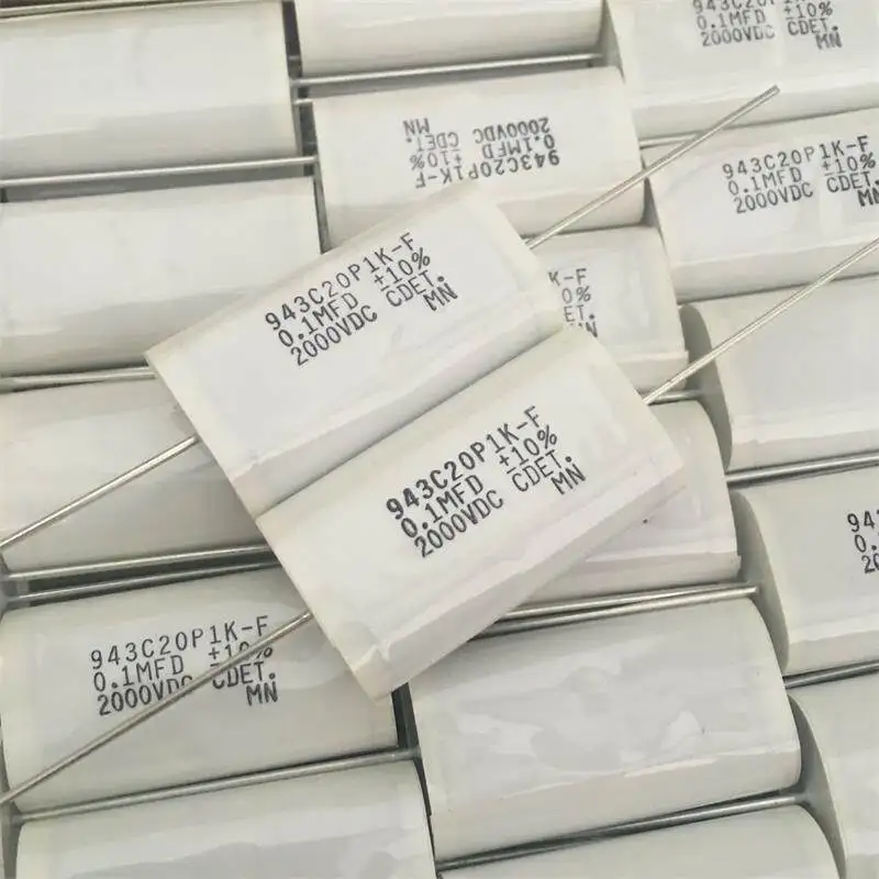 Premium for CDE 943C20P1K-F 0.1UF 2000V Ultrasonic High Voltage Non-inductive Snubber Film Capacitor  10pcs