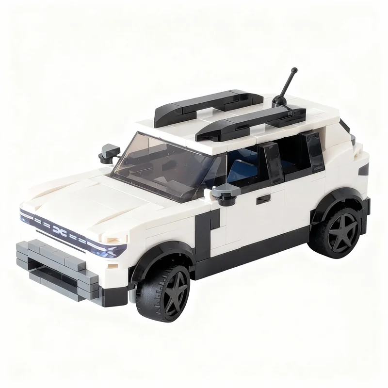 

NEW 355PCS MOC City Champions Super Car Dacia Duster Model Technology DIY Assembly Building Blocks Display Birthday Gift Home