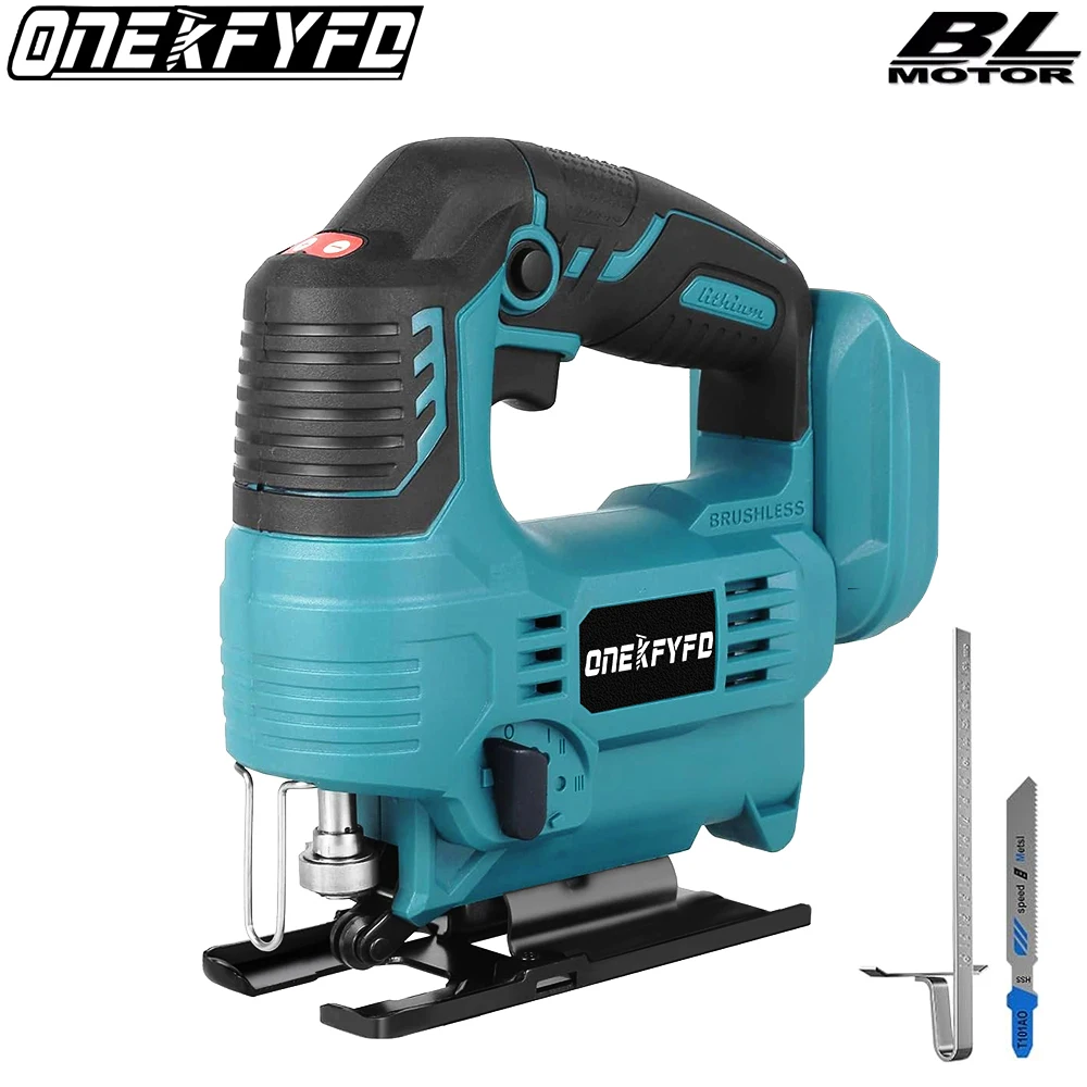 Brushless Curve Saw 65mm Electric Jigsaw Angle Adjustable Multi-Function Efficient Woodworking Tools for Makita 18V Battery