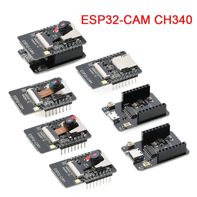 1-5Pcs ESP32-CAM ESP32-CAM-MB MICRO TYPE-C USB ESP32 Serial to WiFi ESP32 CAM Development Board CH340 5V Bluetooth+OV3660 Camera