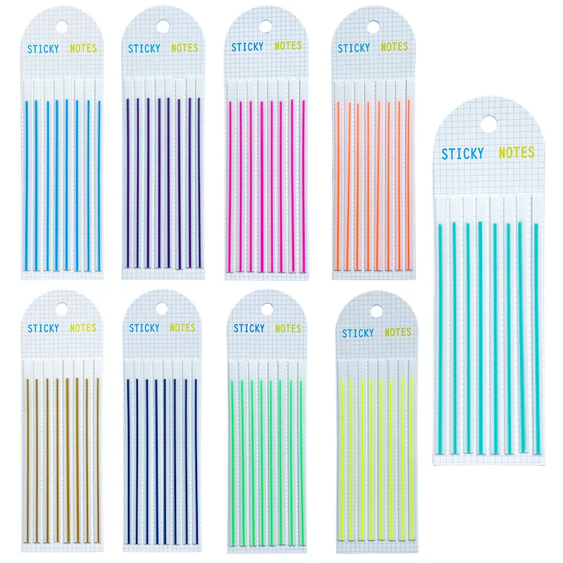 160 Sheets Transparent waterproof Mark Line Index Memo Pad Sticky Notepads Paper Sticker Notes School Supplies Stationery