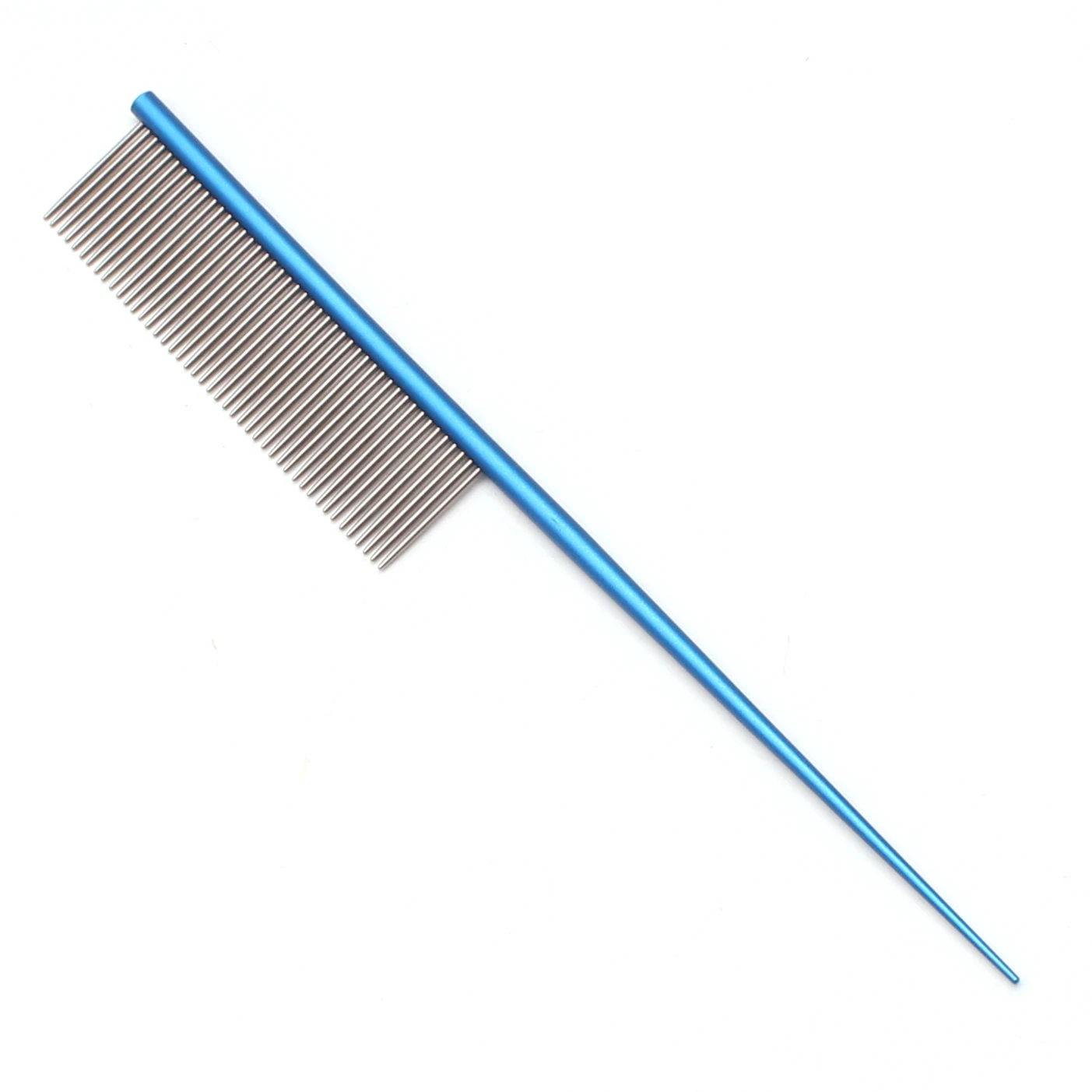 Tierkamm mit Aluminiumgriff, Hundepflegekamm, Bunter Katzenfellkamm, Leichte Bunte Bürste für Tiersalons, Dropshipping – Detail 2