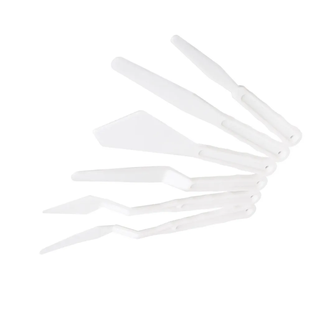 5Sets Plastic Oil Painting Knife Set Painting Supplies For Artists Paint Tools Set For Art Student Flexible Blades