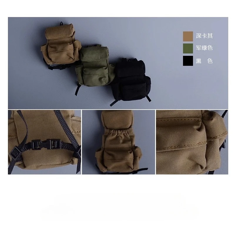 1/12 Scale Fashion Trendy Leisure Travel Versatile Backpack Model DIY Accessory Fit 6 Inches Action Figure Body Military Doll