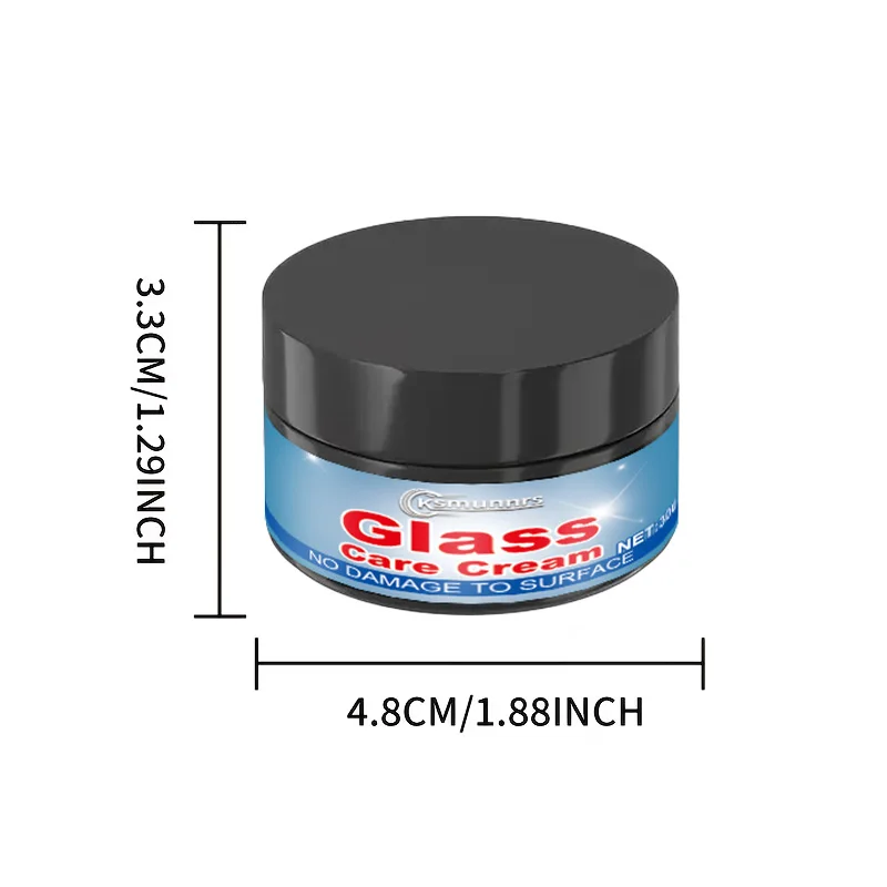 Bathroom Glass Renew Paste, Hard Water Stain Remover for Shower Door Tile RV Surface