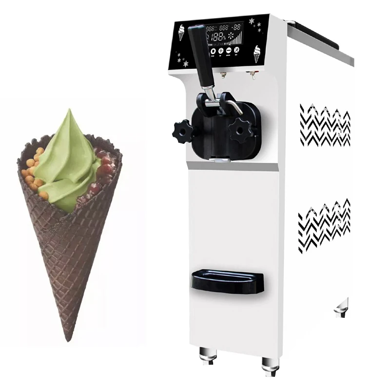 Commercial Heavy Duty Table Top Single Head Small Soft Ice Cream Machine With One Flavor