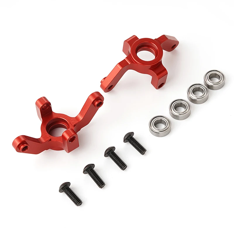 

RCGOFOLLOW Alloy Steering Hub Carrier Steering Knuckles Blocks Stub Axle Carriers For 1/10 REDCAT Blackout XTE XBE Upgrade Parts