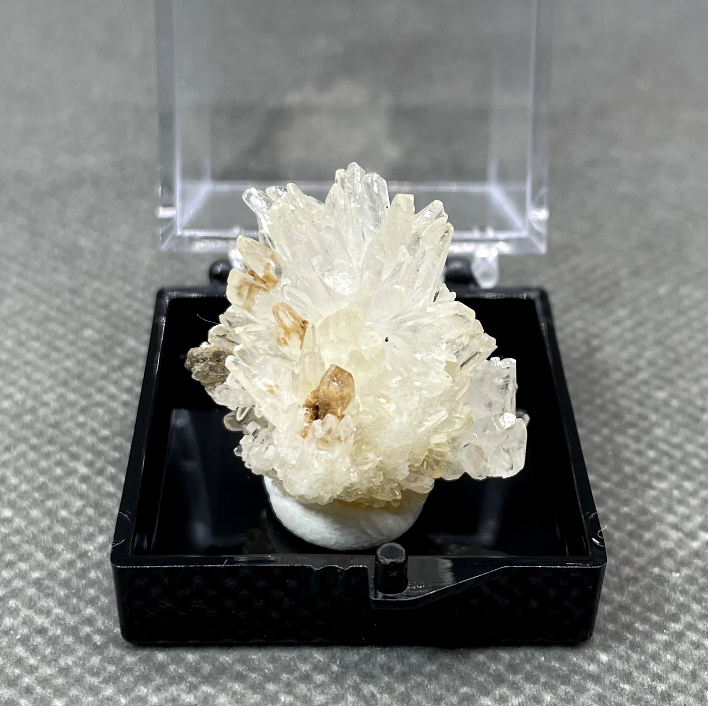 Natural Sugar heart Calcite mineral specimen + box size 3.4cm + healing quartz crystals and stones rock gemstone view 6