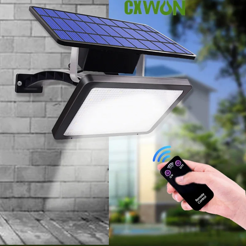 Outdoor Solar Lamp Motion Detector 48LED Solar Garden Lighting 5500mah Waterproof for Courtyard Garage Light