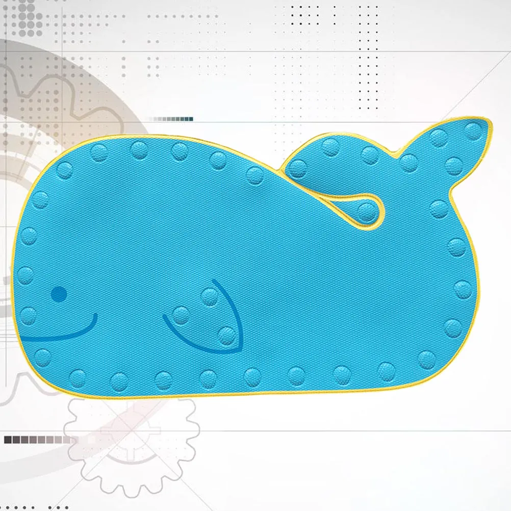 

1 шт. Противоскользящий коврик для ванной из ПВХ в форме кита, для душа и ванны, без присосок, водонепроницаемый, износостойкий, безопасный для детей, для входной двери