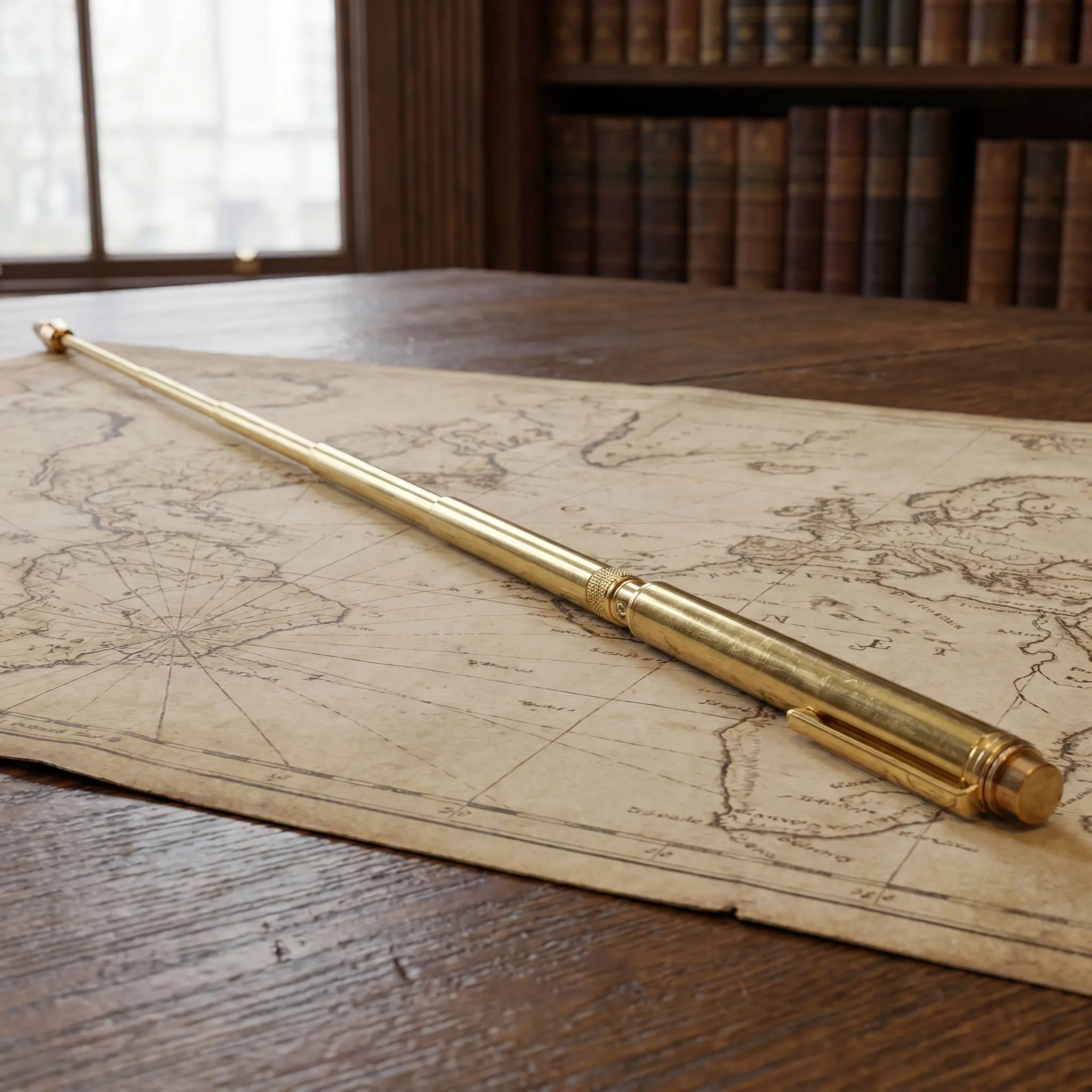 Portable Telescopic Dowsing Rod for Water Detection – Folding Brass Divining Stick