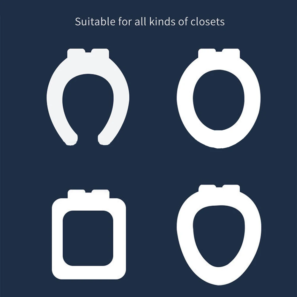 

Waterproof Toilet Seat Smart Temperature Control Skin-friendly Material Soft Leather Touch Stability On Toilet Seat