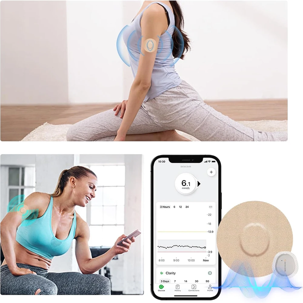 10PC Libre 1/2/3/Pro Sensorabdeckungen, wasserdicht, nicht ausgefranst, extremes CGM-Band, kontinuierliches Glukosemonitor-Patch – Detail 6