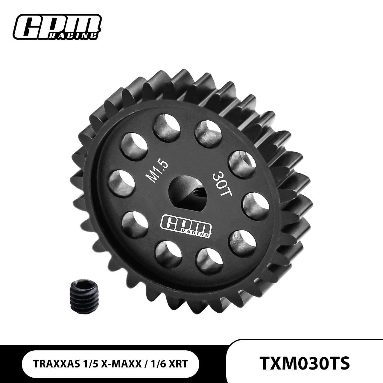 

GPM 40Cr Steel Motor Gear 30T For TRAXXAS 1/5 X-Maxx 1/6 XRT 8S