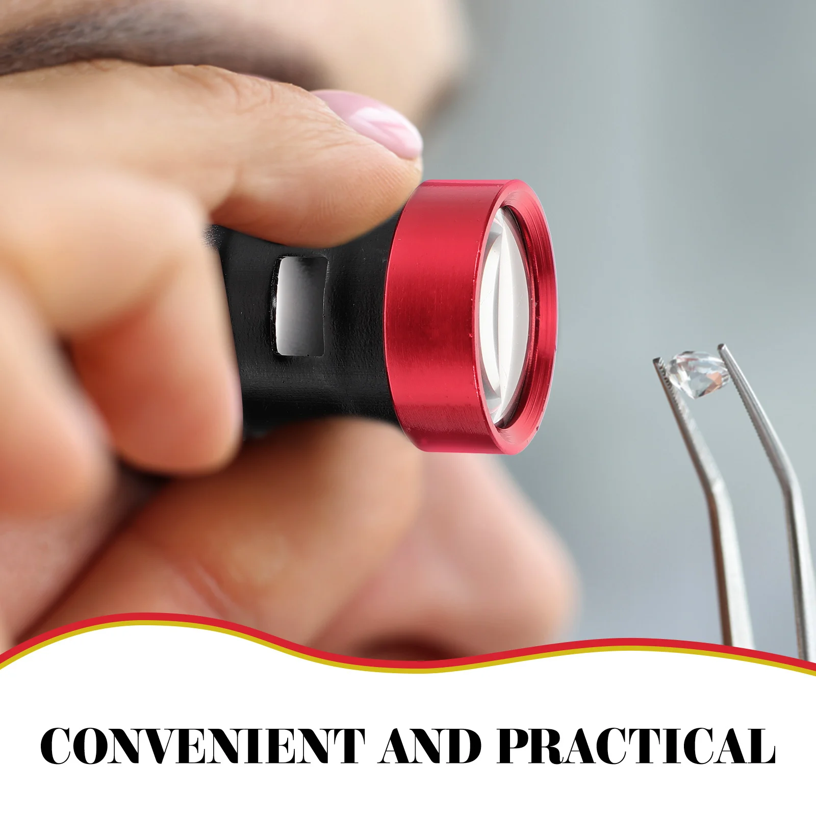 

Magnifying Glass for Watch Repair with Headband Loupe Hands-Free for Fine Detail Work Portable Design