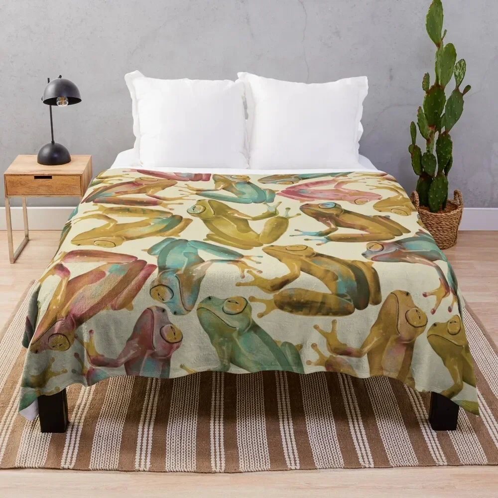

Vintage Frogs Throw Blanket Luxury St wednesday Blankets