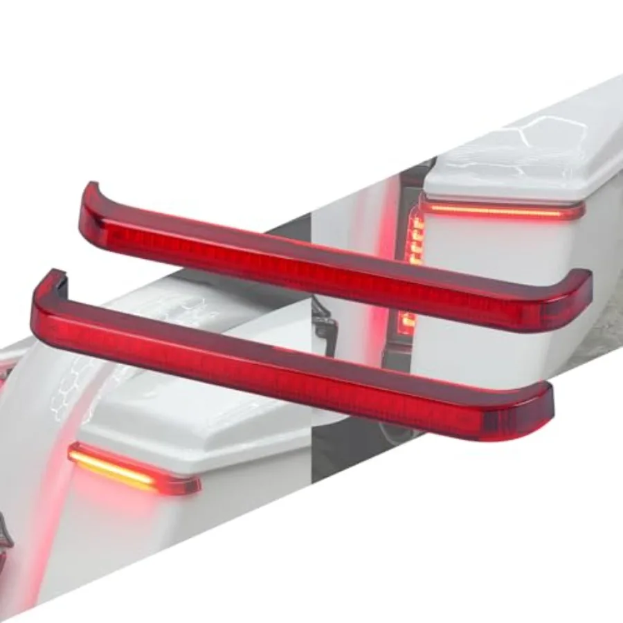 

Saddlebag Tail Light LED Running Brake Sequential Turn Signals Fit CVO Street Glide FLHXSE FLHX Road Glide FLTRXSE FLTRX FLTRXS