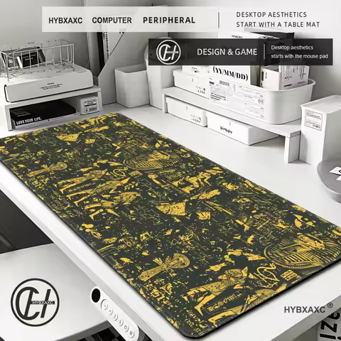 Ancient Egyptian Mouse Pad HD Desk Pad Extended Gaming Keyboard Mats Large 1000x500 XXL Gamer Mousepad gift
