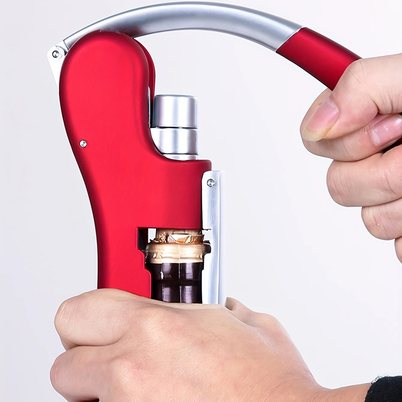 Professional Wine Opener - Easy Corkscrew for Servers, Waiters, Bartenders, and Home Use - Perfect for Summer and Winter Drinks