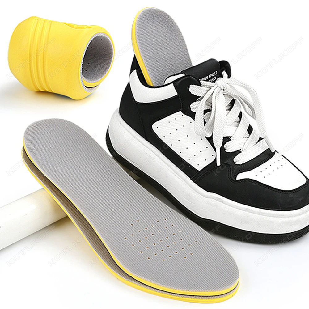 High Elastic Insole Memory Foam Mezzanine Absorb Sweat Deodorant Sports Insole Comfortable Foot Care Tool Inserts Cushions