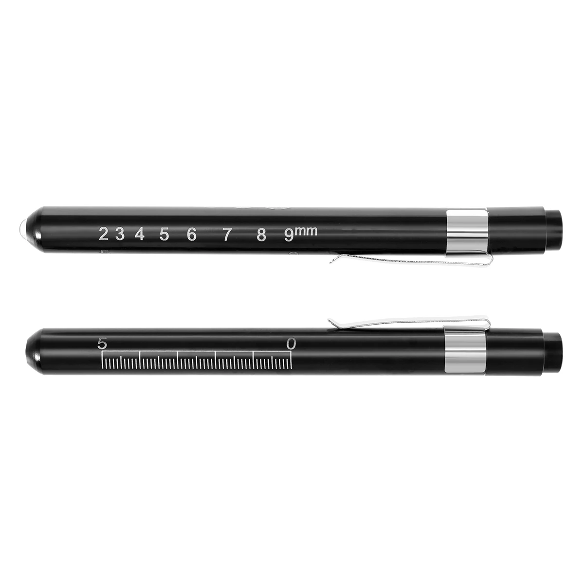 

2pcs Nurse With Pupil Gauge Medical Led Pen Light For Doctors Nurses Aluminum Alloy Body Neuro Assessment Tool