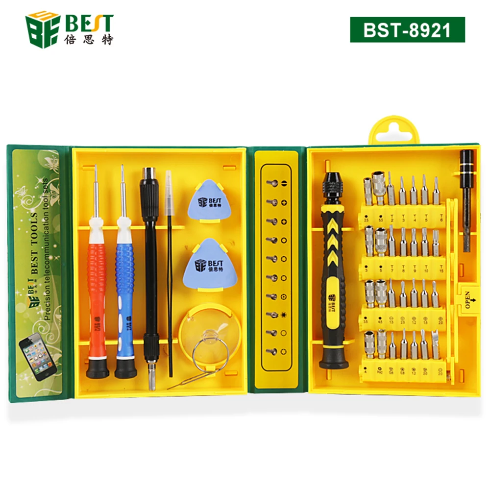 

Universal Precision Screwdriver Set With 28Pcs Scredriver Bits Tweezers Pry Tool Sucker for Disassemble Various Electronics