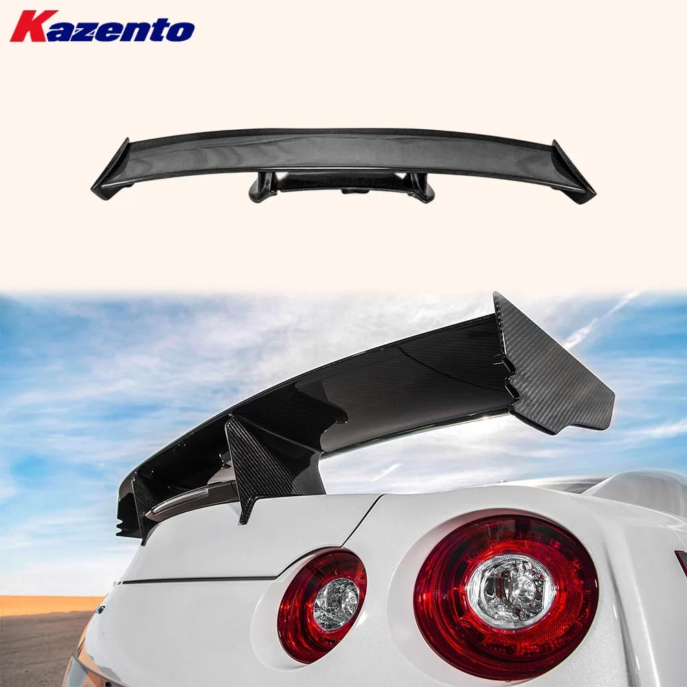 

Для Nissan GTR R35 Coupe 2D 2008-2024 карбоновый задний багажник в стиле NIS GT спойлер крыло