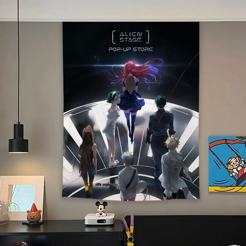 Alien Stage AWall ผ้าแขวนผ้าพื้นหลัง