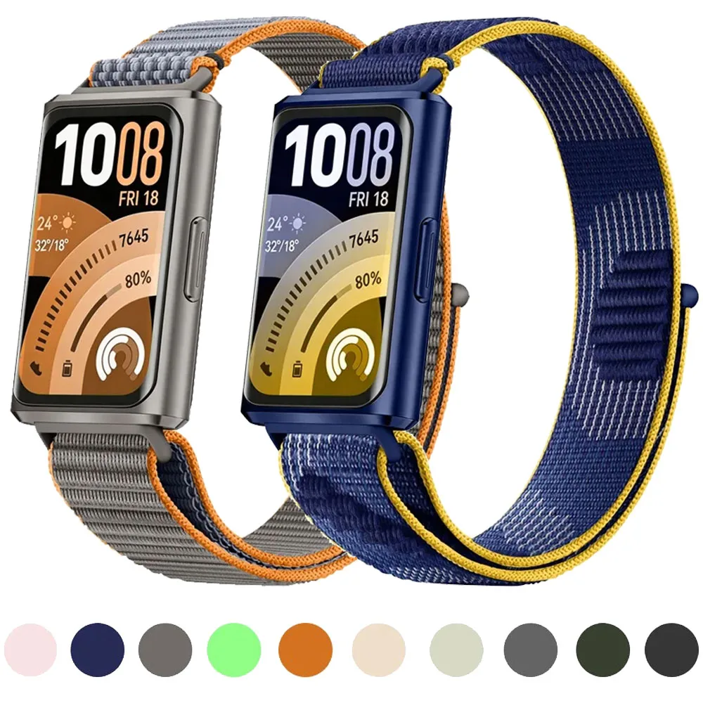 Nylonarmband für Huawei Band 11 Pro, austauschbares Armband, Uhrenarmband-Zubehör für Huawei Band 11, Original atmungsaktives Armband